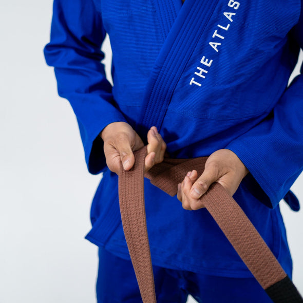 Blue BJJ Gi Kimono, The Atlas Brand, Industry Std 380, Brazilian Jiu Jitsu