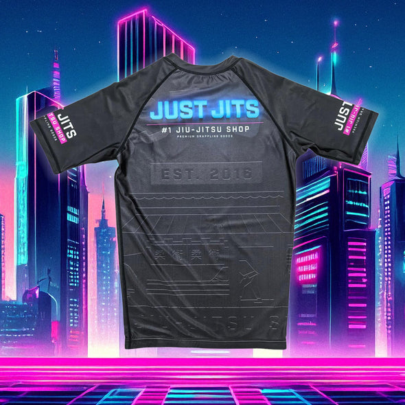 Just Jits Shop Short Sleeve Rashguard - Cyber Shop