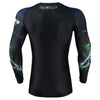 Dark Lights Hooks BJJ Long Sleeve Rashguard, Lightweight for No-Gi Brazilian Jiu Jitsu