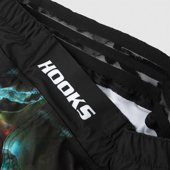 Hooks MMA Shorts, Dark Lights Fight Shorts for Serious BJJ and No-Gi Athletes