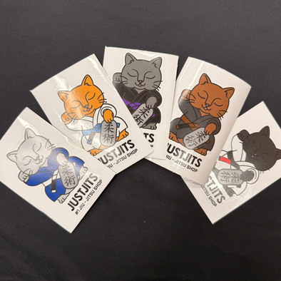 Just Jits - Ranked Belt Cat Sticker Pack