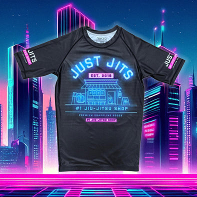 Just Jits Shop Short Sleeve Rashguard - Cyber Shop