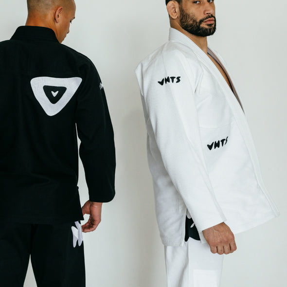 VHTS Kimono Model NY Edition BJJ Brazilian Jiu Jitsu  - Black and White