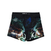 Hooks Women's Flex BJJ Shorts - Dark Lights, Ideal for Brazilian Jiu Jitsu No-Gi