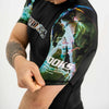 Hooks Short Sleeve Rash Guard, Dark Lights Series for Brazilian Jiu Jitsu No Gi