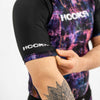 Hooks Short Sleeve Rash Guard, Grunge Series for Brazilian Jiu Jitsu No Gi