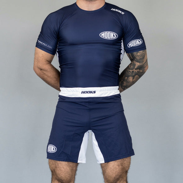 Hooks BJJ Grappling Shorts - Navy