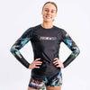 BJJ No-Gi Rashguard, Hooks Dark Lights Series, Lightweight and Durable Brazilian Jiu Jitsu