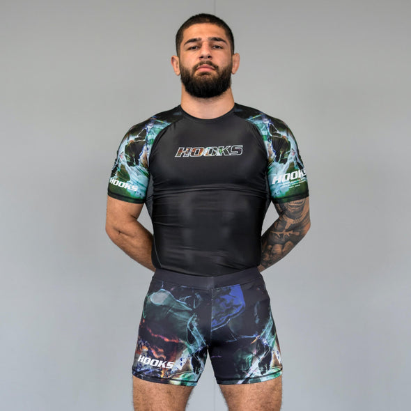 Hooks Vale Tudo Shorts - Dark Lights