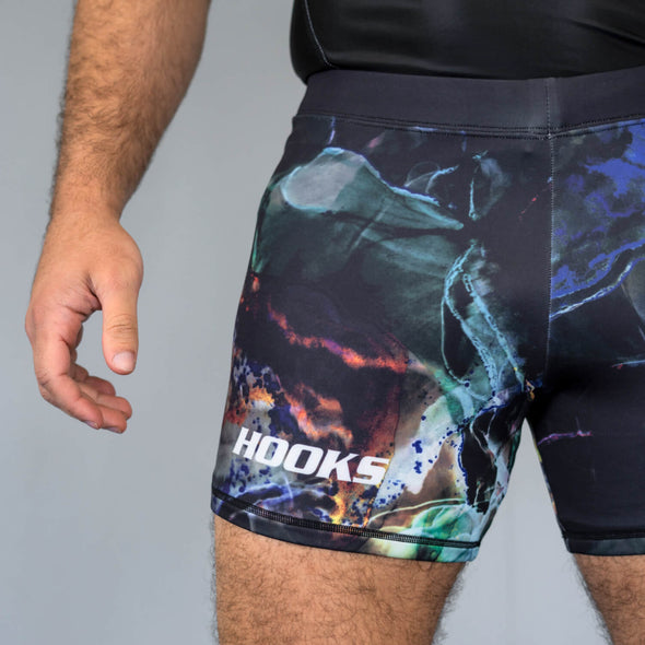 Hooks Vale Tudo Shorts - Dark Lights