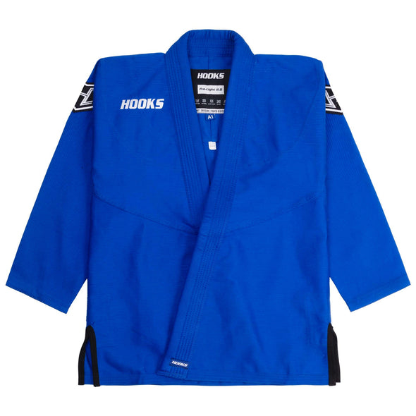 Hooks GI Prolight II, Blue with Black, Lightweight BJJ Kimono, 2024 IBJJF