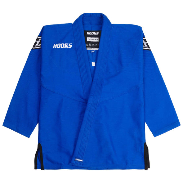 Hooks BJJ GI - Kids Prolight II - Blue with Black includes White Belt