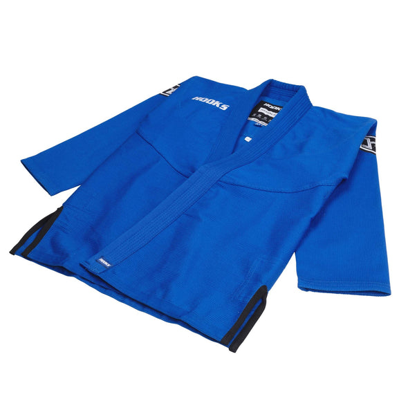 Hooks BJJ GI - Kids Prolight II - Blue with Black includes White Belt