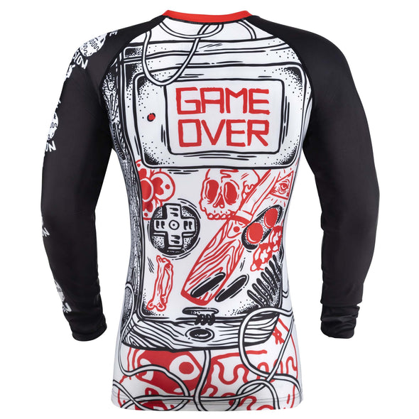 True Illusion Long Sleeve BJJ Rash Guard - Game Over