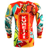 Kureiji Luchadores Long Sleeve Rashguard, Brazilian Jiu Jitsu, No Gi Grappling, Rashie