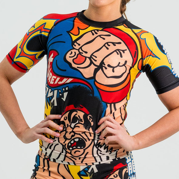 Dragon Punch Kureiji Short Sleeve Rashguard, No-Gi BJJ, Brazilian Jiu Jitsu