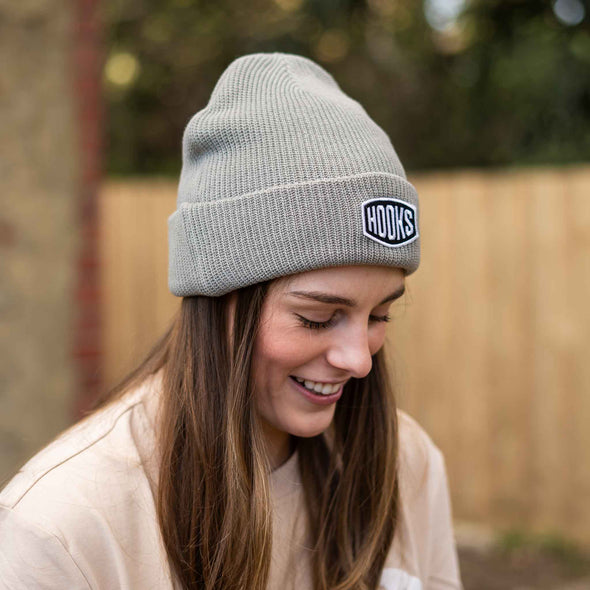 Hooks Grey Beanie