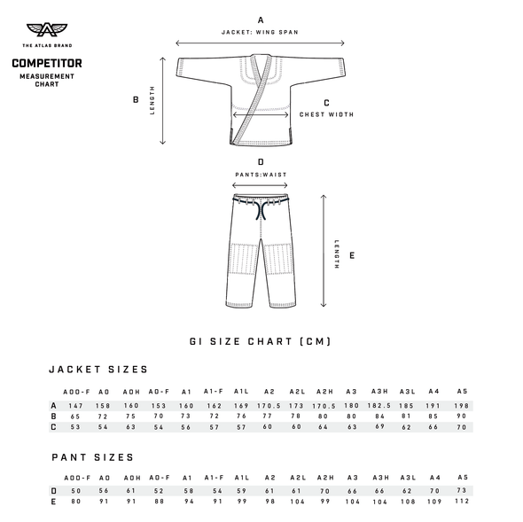 Atlas Pro Standard Competitor - White with Black/Green