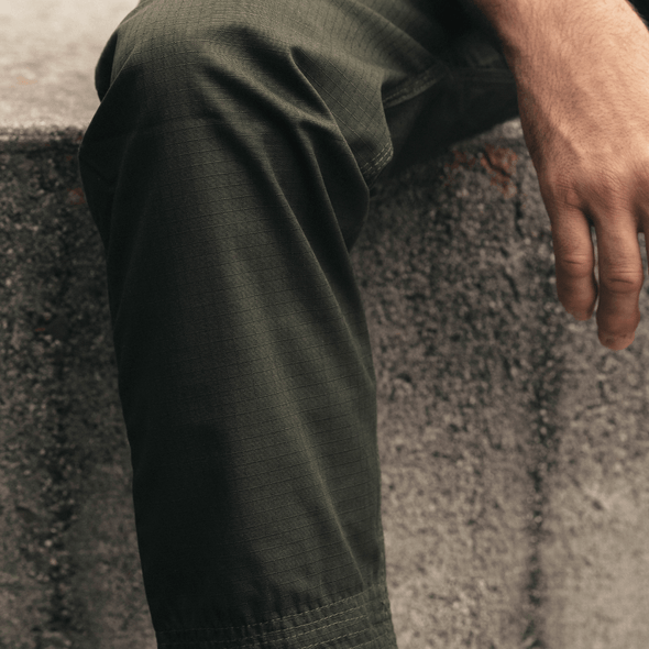 Green Casual Ripstop Pants BJJ Atlas Brand Street Apparel