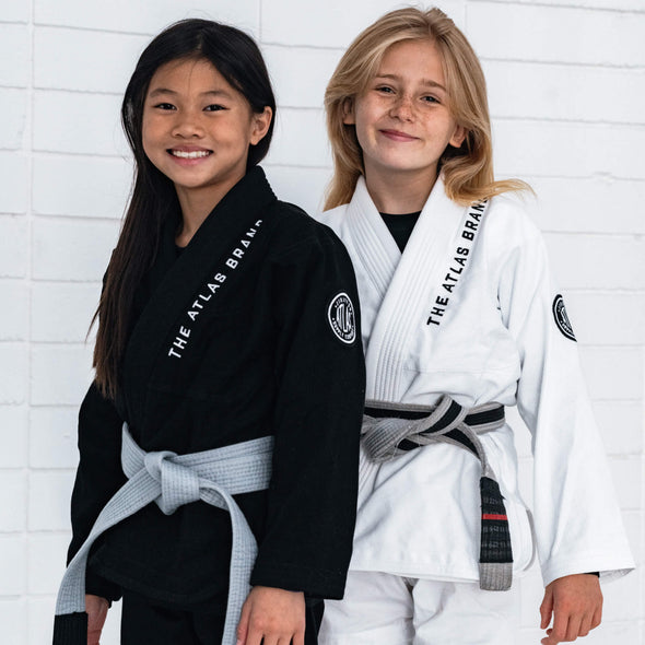 Kids Pro Standard BJJ Gi, The Atlas Brand Kimono for Brazilian Jiu Jitsu Black