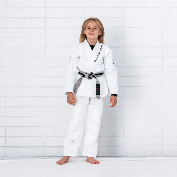 The Atlas Brand Kids Pro Standard BJJ Gi, Kimono for Brazilian Jiu Jitsu White