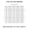 The Atlas Brand Gi Size Chart Brazilian Jiu Jitsu Kimono