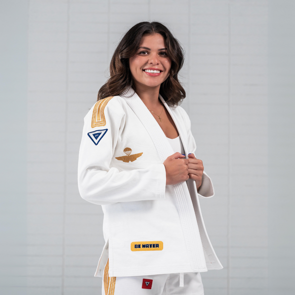 Brazilian Jiu Jitsu White Gi, VHTS Kimono, Be Water, 2024 IBJJF Approved