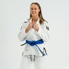 Hooks GI Prolight II, White with Black, Ultra-Soft Cotton BJJ Kimono