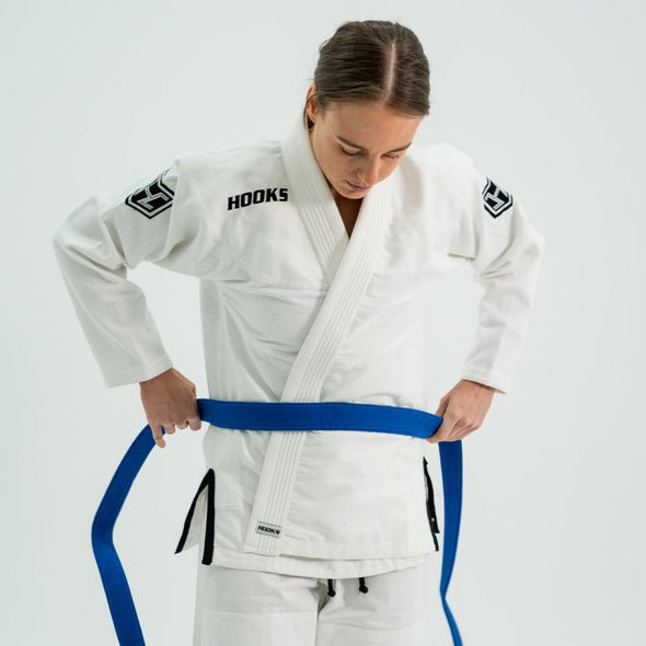 2024 IBJJF Legal, Hooks GI Prolight II, White with Black BJJ Kimono