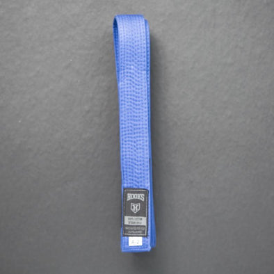 Premium Pearl Weave BJJ Belt Blue